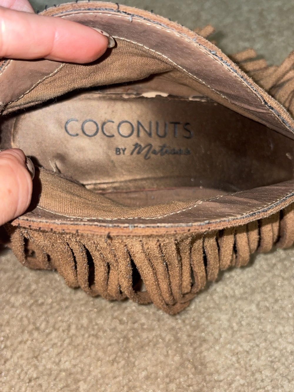 Coconuts by Matisse Tan Suede Fringe Ankle Booties - Picture 2 of 6